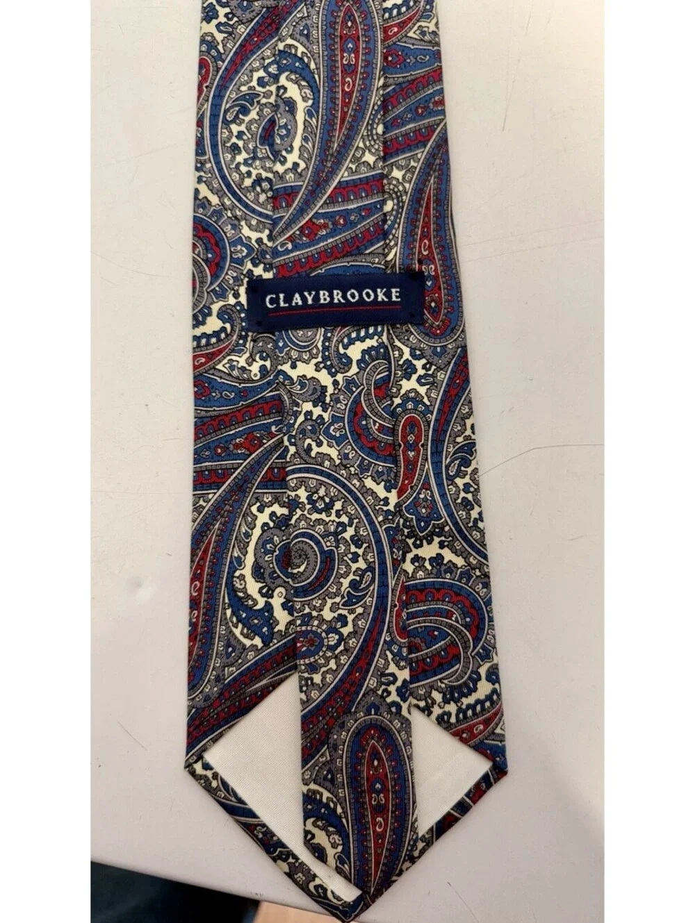 Claybrooke Paisley Tie Mens Work Night Out Dressed Up Style Fit
